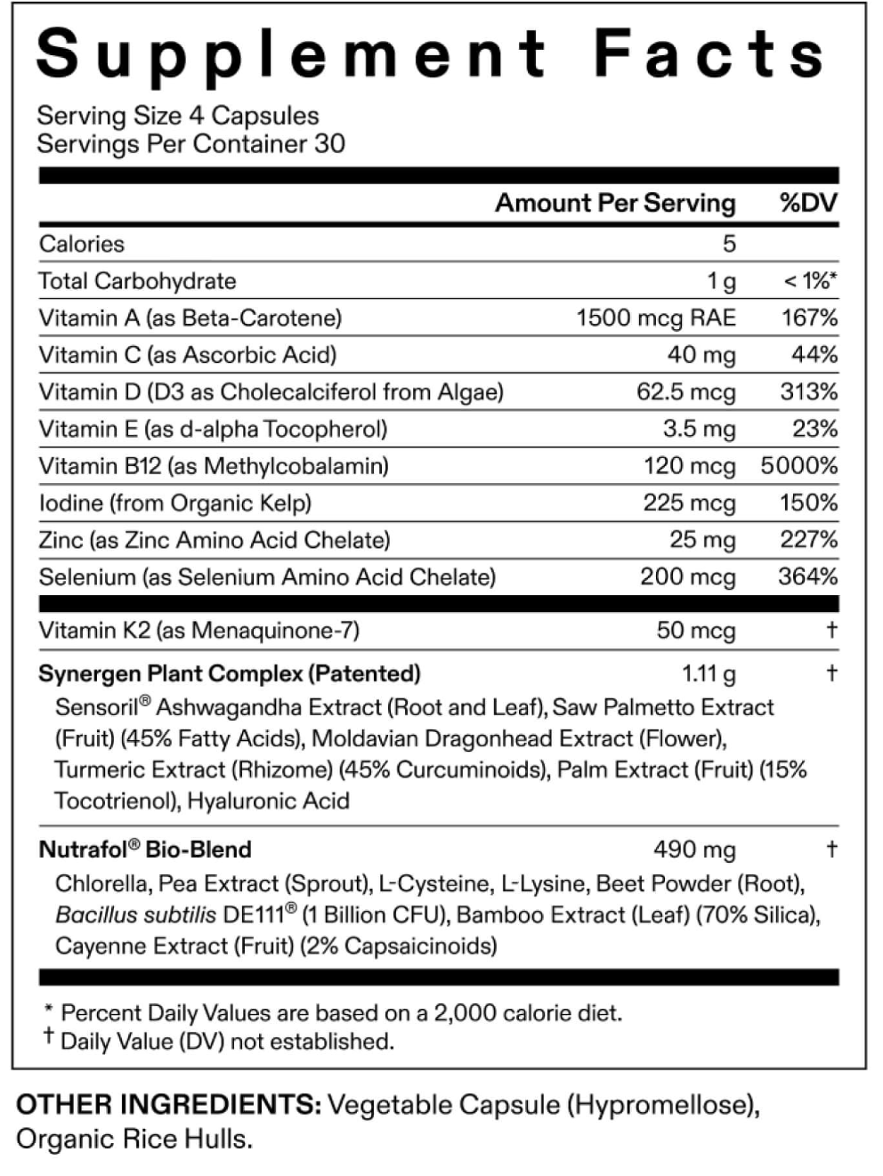Nutrafol Womens Vegan (3 month supply)