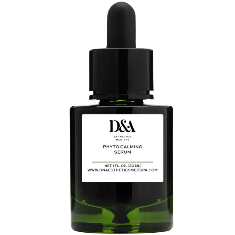 D&A Phyto Calming Serum bottle with dropper cap.